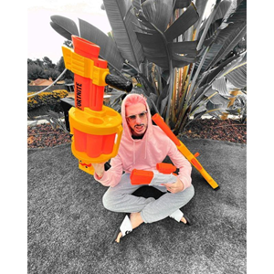 تفنگ اسباب بازی نرف Nerf مدل Hasbro - Nerf - Fortnite GL Blaster - Includes 6 Official Nerf Darts _اسباب بازی