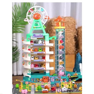 پارکینگ طبقاتی چرخ و فلک دار موزیکال مدل FERRIS WHEEL PARKING BULDING_اسباب بازی