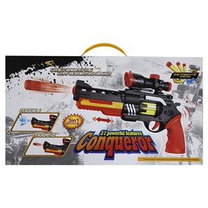 تفنگ اسباب بازی تیر ژله ای و فومی مدل Conqueror_اسباب بازی