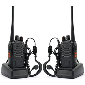 بیسیم واکی تاکی باوفنگ شارژی اورجینال با چراغ قوه بسته دو عددی مدل BAOFENG BF-888S_اسباب بازی