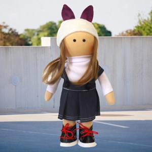 عروسک روسی طرح دختر خرگوشی ارتفاع 38 سانتیمتر_اسباب بازی 