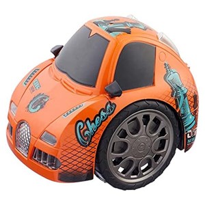 ماشین کنترلی دو چرخ نارنجی مدل Controlled Racing Car - Orange_اسباب بازی