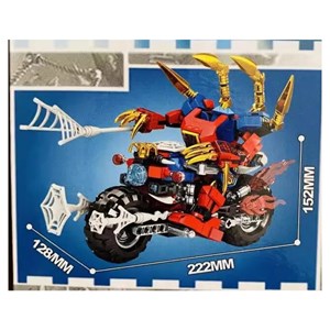  لگو مارول موتور مرد عنکبوتی 553 قطعه مدل MG1231 Superspider_اسباب بازی