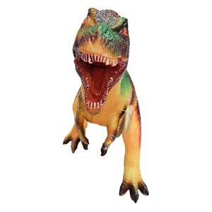 اکشن فیگور دایناسور تیرکس بزرگ نرم و صدا دار قهوه ای Jurassic World Voice Dinosaur Figures_اسباب بازی