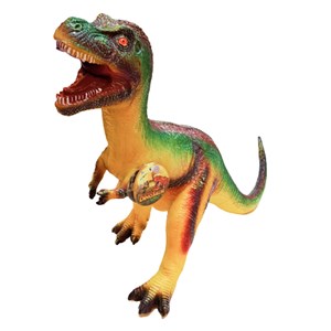 اکشن فیگور دایناسور تیرکس بزرگ نرم و صدا دار قهوه ای Jurassic World Voice Dinosaur Figures_اسباب بازی