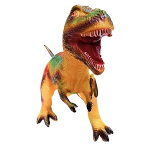 اکشن فیگور دایناسور تیرکس بزرگ نرم و صدا دار قهوه ای Jurassic World Voice Dinosaur Figures_اسباب بازی