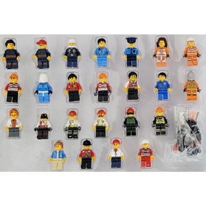 اکشن فیگور لگو مینی پلیس شهر مجموعه 24 عددی مدل City fire police minifigure 24 pcs_اسباب بازی