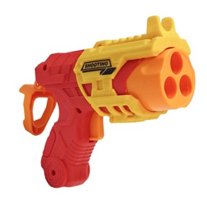 ست اسباب بازی تفنگ، فیگور و ماسک چراغدار و موزیکال مرد آهنی_اسباب بازی