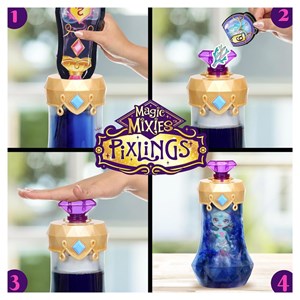 اسباب بازی مجیک میکسیز پیکسلینگز عروسک مارنا پری دریایی مدل Moose - Magic Mixies - Pixlings - Marena The Mermaid_اسباب بازی