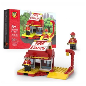 لگو سیتی ایستگاه آتش نشانی 92 قطعه مدل BT-3016_اسباب بازی