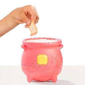 مجیک میکسیز دیگ جادویی با عروسک پولیشی سورپرایزی با جادوی آتش مدل Moose - Magic Mixies - Magical Gem Surprise - Cauldron Fire Magic_اسباب بازی