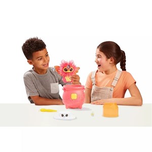 مجیک میکسیز دیگ جادویی با عروسک پولیشی سورپرایزی با جادوی آتش مدل Moose - Magic Mixies - Magical Gem Surprise - Cauldron Fire Magic_اسباب بازی