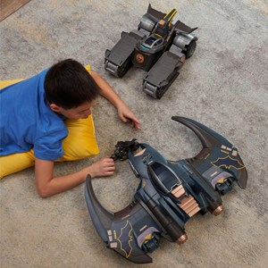 ست جنگی 4 در 1 نگهبان 76 سانتی شهر گاتهام بتمن مدل Spin Master - DC Comics - Batman Gotham City Guardian Playset - 4 in 1 Transformation_اسباب بازی