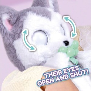 عروسک رباتیک فلوی هاپو خوابالو هاسکی مدل IMC Toys - Baby Paws - Sleeping Puppies_اسباب بازی