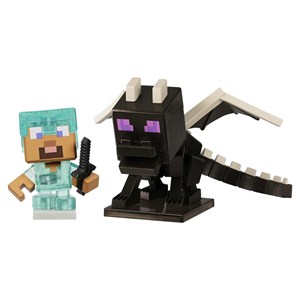اکشن فیگورهای Minecraft سری Caves and Cliffs مدل Moose - Treasure X - Minecraft Caves and Cliffs - Battle The Ender Dragon_اسباب بازی