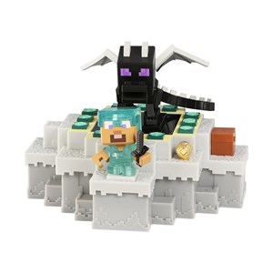 اکشن فیگورهای Minecraft سری Caves and Cliffs مدل Moose - Treasure X - Minecraft Caves and Cliffs - Battle The Ender Dragon_اسباب بازی
