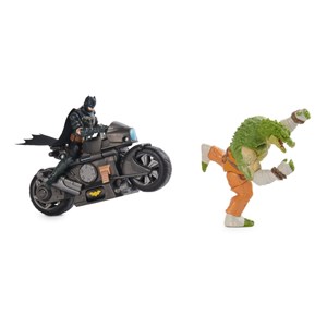 اکشن فیگورهای 10 سانتی بتمن و کروکودیل به همراه Batcycle مدل Spin Master - DC Comics - Batman Transforming Batcycle Battle Pack_اسباب بازی