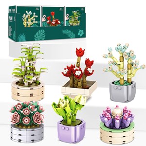 لگو کریتور پک 6 تایی گل های ساکولنت 517 قطعه مدل 525 Lego Plant_اسباب بازی