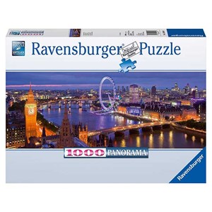 پازل 1000 قطعه راونزبرگر طرح طرح شب لندن Ravensburger - Puzzles - 1000 pieces - London At Night_اسباب بازی