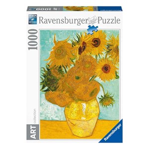 پازل 1000 قطعه راونزبرگر Ravensburger طرح گل آفتابگردان ون گوگ_اسباب بازی