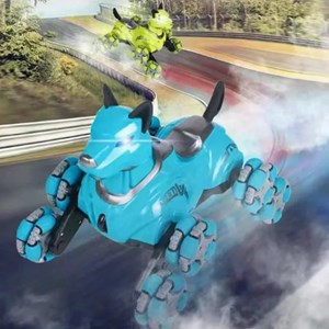 ربات اسباب بازی سگ ملق زن هشت چرخ کنترلی شارژی_اسباب بازی