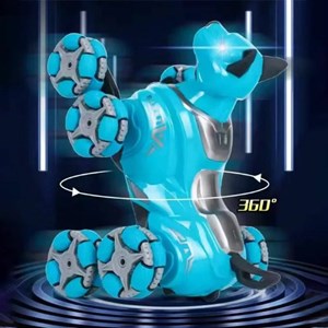 ربات اسباب بازی سگ ملق زن هشت چرخ کنترلی شارژی_اسباب بازی