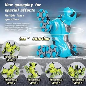 ربات اسباب بازی سگ ملق زن هشت چرخ کنترلی شارژی_اسباب بازی