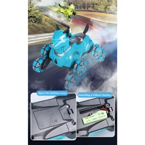 ربات اسباب بازی سگ ملق زن هشت چرخ کنترلی شارژی_اسباب بازی