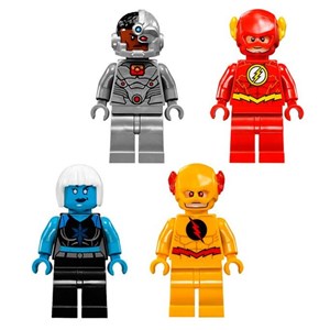 لگو دی سی هلیکوپتر فلش و ماشین قاتل یخ زده سوپر هیرو 303 قطعه سری مدل Supreme Hero 10844_اسباب بازی