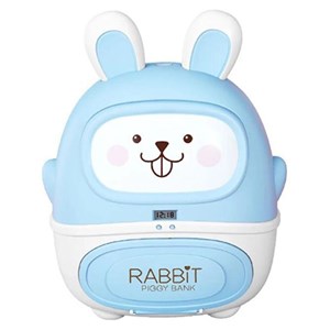 گاوصندوق رمز دار باتری خور طرح خرگوش دارای چراغ و پنکه_اسباب بازی