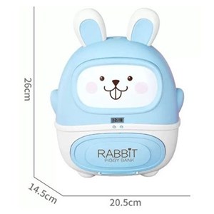 گاوصندوق رمز دار باتری خور طرح خرگوش دارای چراغ و پنکه_اسباب بازی