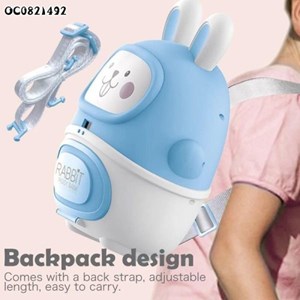 گاوصندوق رمز دار باتری خور طرح خرگوش دارای چراغ و پنکه_اسباب بازی