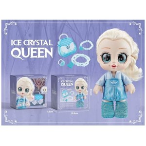 عروسک چشم درشت فروزن السا همراه با کیف و اکسسوری_اسباب بازی