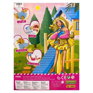 عروسک باربی دفا لوسی همراه با سگ و وسایل مدل 8485 Barbie Defa Lucy_اسباب بازی