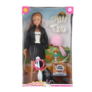 عروسک باربی دفا لوسی همراه با سگ دوست داشتنی مدل 8428 Barbie Defa Lucy_اسباب بازی