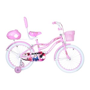 دوچرخه دخترانه لاودیس سایز 20 صورتی مدل ZR20135 laodis_اسباب بازی