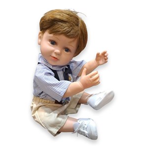 عروسک سیلیکونی پسر بچه همراه با وسایل_اسباب بازی