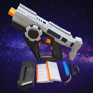 تفنگ اسباب بازی شارژی تیر فومی مدل 21103_اسباب بازی