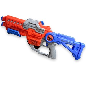 تفنگ اسباب بازی آب پاش شارژی آبی قرمز_اسباب بازی