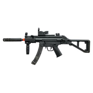 تفنگ اسباب بازی شارژی بزرگ تیر ژله ای و تیر فومی مدل MP5K Black Gel Blaster_اسباب بازی