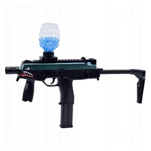 تفنگ اسباب بازی شارژی تیر ژله ای لیزردار مدل MP9_اسباب بازی