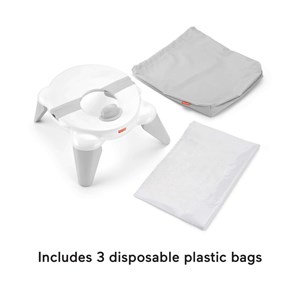 توالت فرنگی مسافرتی کودک مدل Mattel - Fisher Price - 2-In-1 Travel Potty