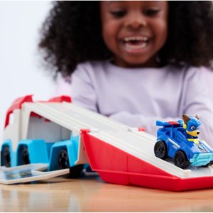 کامیون اسباب بازی سگ های نگهبان Paw Patrol به همراه ماشین چیس مدل Spin Master - Paw Patrol - Mighty Movie - Pup Squad - Patroller Toy Truck