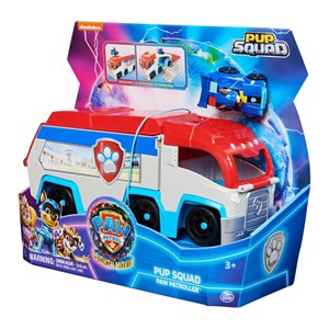 کامیون اسباب بازی سگ های نگهبان Paw Patrol به همراه ماشین چیس مدل Spin Master - Paw Patrol - Mighty Movie - Pup Squad - Patroller Toy Truck