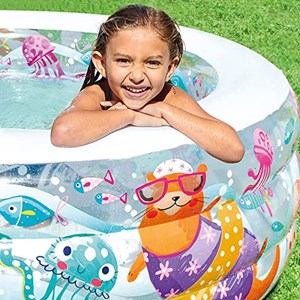 استخر بادی عمیق با طرح آکواریوم اینتکس intex_اسباب بازی