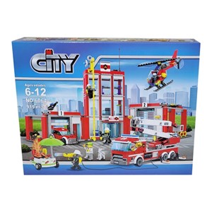 لگو سیتی عملیات آتش نشانی 919 قطعه مدل Cityes 6064_اسباب بازی