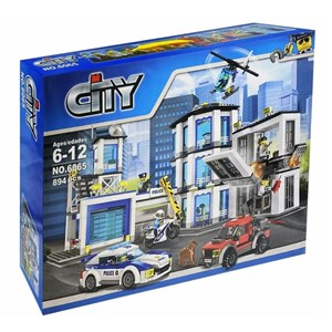 لگو سیتی ایستگاه پلیس 894 قطعه مدل Cityes 6065_اسباب بازی