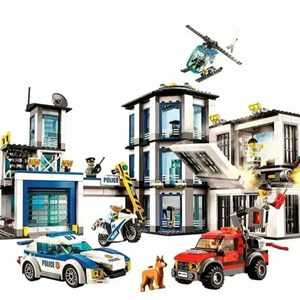 لگو سیتی ایستگاه پلیس 894 قطعه مدل Cityes 6065_اسباب بازی