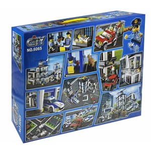 لگو سیتی ایستگاه پلیس 894 قطعه مدل Cityes 6065_اسباب بازی
