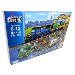 لگو سیتی قطار باری کنترلی 888 قطعه مدل City 6103_اسباب بازی